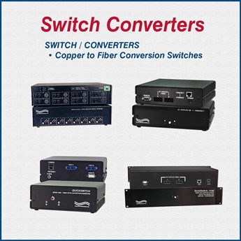 Switch/Fiber Converter in One Device