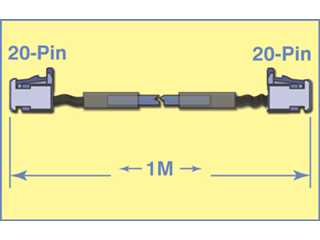 Cable for SuperCapacitor Inter-Module Master Controller, 1 Meter, Catalog#989226-01M 