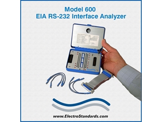 Model 600, Cat#301020 RS232 Breakout Box / Interface Analyzer Tests EIA RS232, CCITT V.24 and MIL-188C