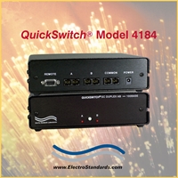 Fiber Optic Switch SC Duplex, Model 4184 with Password Protection, RS232 Remote Catalog # 303184