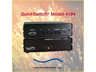Fiber Optic Switch SC Duplex, Model 4184 with Password Protection, RS232 Remote Catalog # 303184