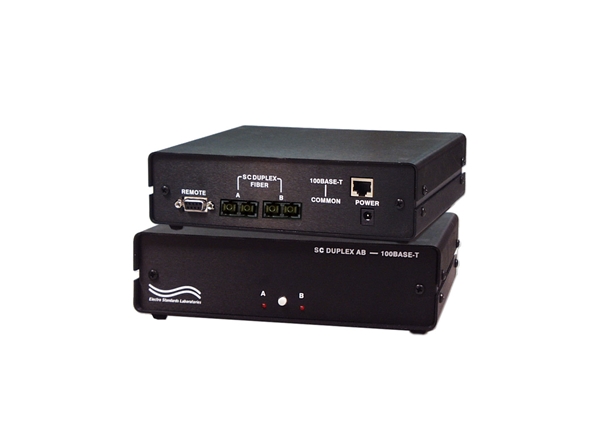 Model 4185 SC Duplex A/B Fiber Switch