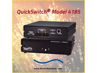 Switch/Converter Catalog # 303185 - Model 4185 SC Duplex A/B 
