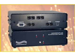 Catalog # 303186 - Model 4186 SC Duplex A/B/C Switch, RS232 Remote & Password Protection