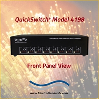 Fiber Optic 8-Way Fiber Optic Switch Converter w/Remote
