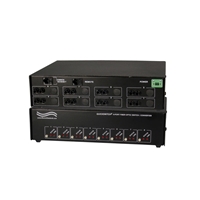 Fiber Optic 8-Way Fiber Optic Switch Converter w/Remote