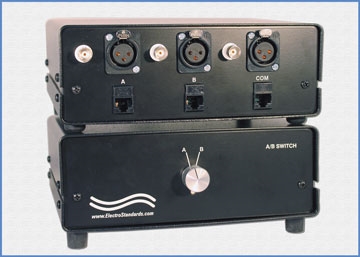 RJ45 & XLR 3-Pin A/B Switch