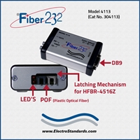 Model 4113 POF to RS232 DB9