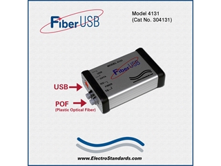 304131 - Model 4131 POF Plastic Optical Fiber to USB Converter