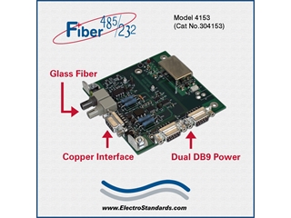 304153 - 4153  ST Fiber to Multi-Point RS485/422/232