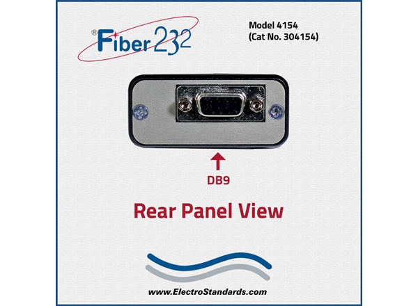 POF Fiber Repeater with RS232 Monitor Port