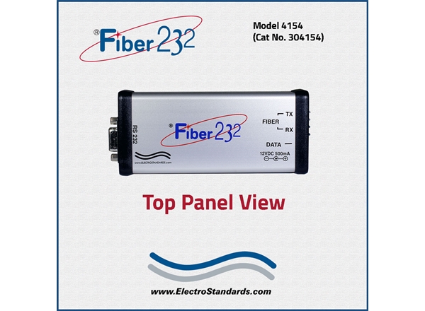 POF Fiber Repeater with RS232 Monitor Port