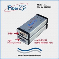 POF Fiber Repeater with RS232 Monitor Port