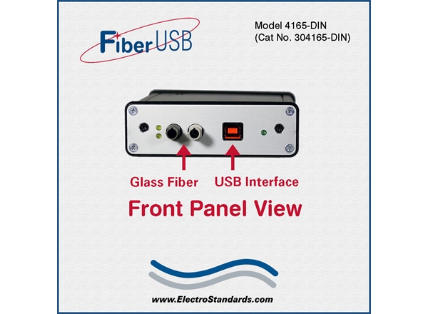 High Speed Rugged ST Fiber-to-USB Interface Converter