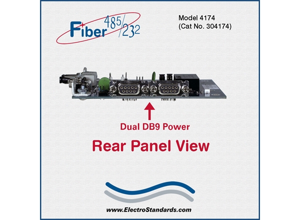 Catalog # 304174 - Model 4174 High Speed Ruggedized ST Fiber to RS485/422/232 Interface Converter, Board