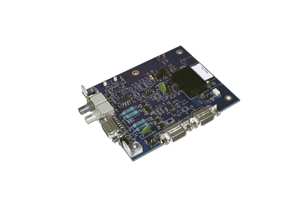 Model 4174 Highs Speed Ruggedized ST Fiber to RS485/422/232 Interface Converter, Board