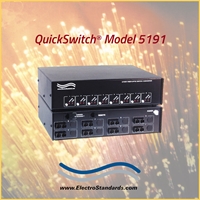 8-Way Fiber Switch / Converter with Remote