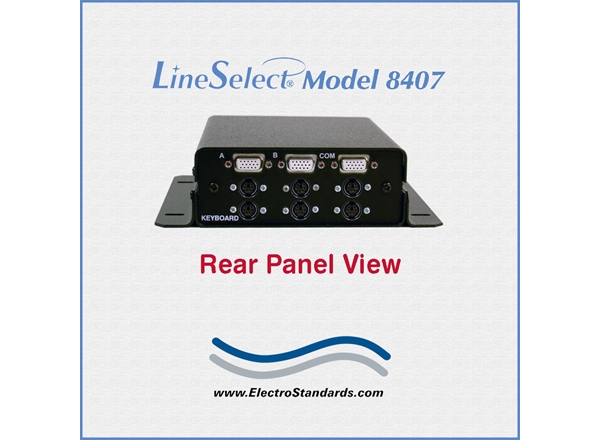 KVM 2-Position Switch with MIL Knob