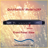 LC A/B/C/D/OFFLINE Fiber Switch with Keylock