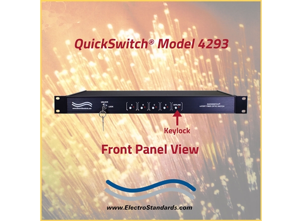 LC A/B/C/D/OFFLINE Fiber Switch with Keylock