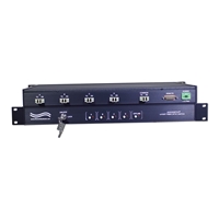 LC A/B/C/D/OFFLINE Fiber Switch with Keylock