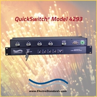 LC A/B/C/D/OFFLINE Fiber Switch with Keylock