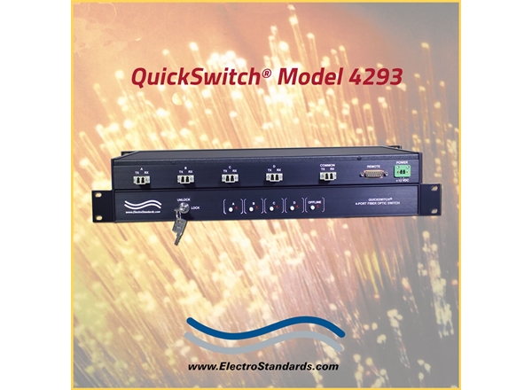 LC A/B/C/D/OFFLINE Fiber Switch with Keylock
