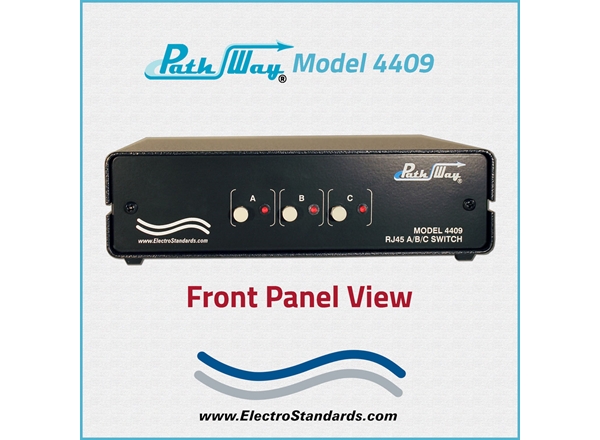 Model 4409 RJ45 ABC Switch, Triple RS232 Remotes