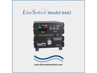 Catalog # 304443 - Model 8443 Dual Channel A/B Switch, RJ45 Cat5e & BNC 75 Ohm