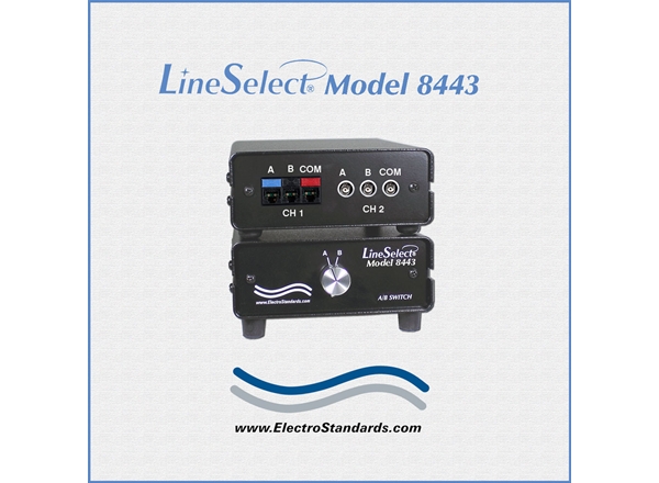 2-Channel A/B Switch, RJ45 Cat5e, BNC 75 Ohm