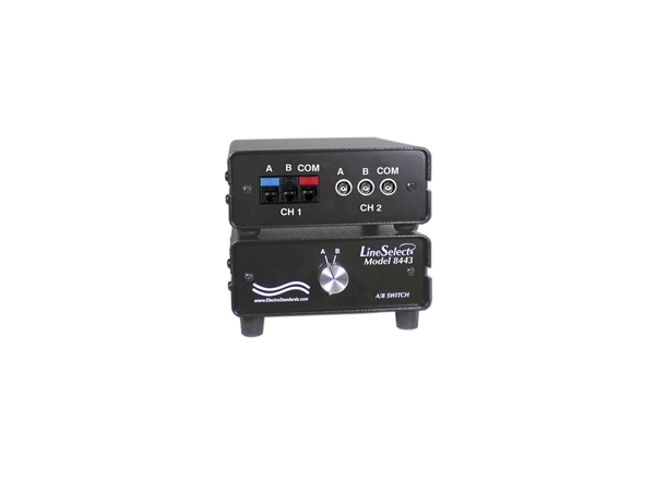 2-Channel A/B Switch, RJ45 Cat5e, BNC 75 Ohm