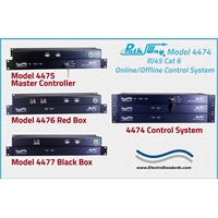 Black Box 1-Channel RJ45 Cat 6 Online/Offline Switch with Contact Closure and Position Feedback