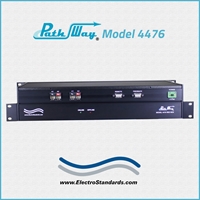 Model 4476 Red Box 2-Channel RJ45 Cat 6 Online/Offline Switch with Contact Closure and Position Feedback
