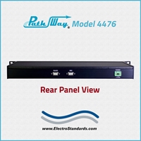 Model 4476 Red Box 2-Channel RJ45 Cat 6 Online/Offline Switch with Contact Closure and Position Feedback