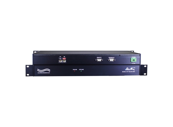 Black Box 1-Channel RJ45 Cat 6 Online/Offline Switch with Contact Closure and Position Feedback