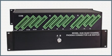 4-Channel Pheonix Connector A/B Switch