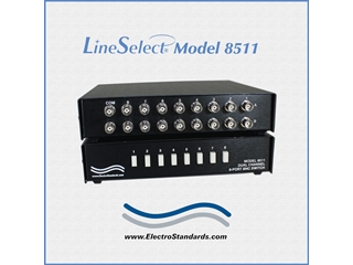 Catalog # 305094 - Model 8511 2-Channel 8-Port BNC Switch