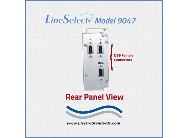 DB9 Female Connectors 2-Position Switch
