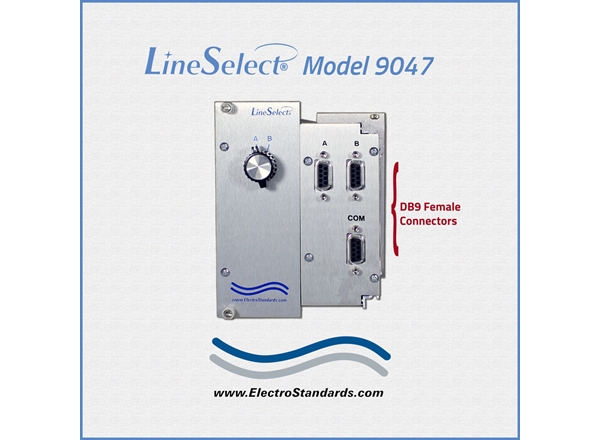 DB9 Female Connectors 2-Position Switch