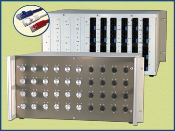 24 RJ45 CAT 5, 24-Channel Switch