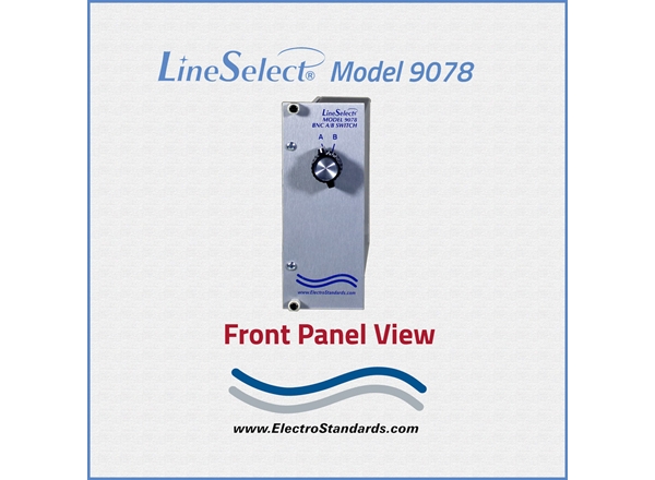 LineSelect® 9078 Coaxial BNC A/B, 75 Ohm