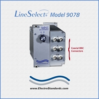 LineSelect® 9078 Coaxial BNC A/B, 75 Ohm