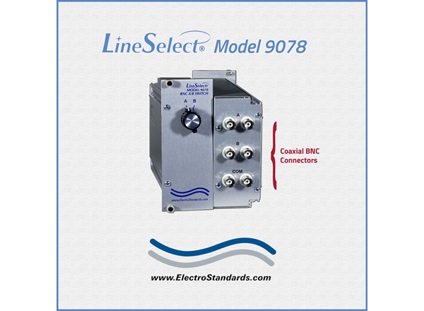 LineSelect® 9078 Coaxial BNC A/B, 75 Ohm