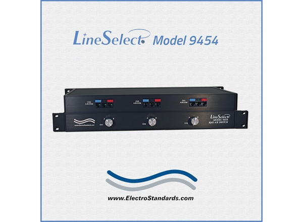 RJ45 3-Channel, CAT 5e Switch