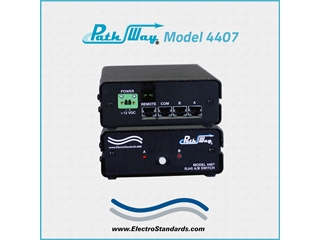 * Simultaneous Dual Remote Access * Catalog # 306000 - Model 4407 RJ45 A/B Switch, Dual Remote Ports