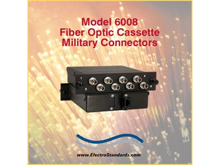 Model 6008, Catalog No. 306008 Fiber Optic Cassette, (1) MTP to (8) ST Military Style