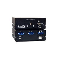 6286K Gigabit SC Duplex A/B Fiber Switch, with Remote and Keylock