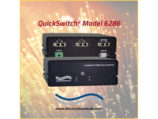 Catalog # 306186 - Model 6286 SC Duplex Gigabit A/B Fiber Switch with RS232 Secure Remote Control 