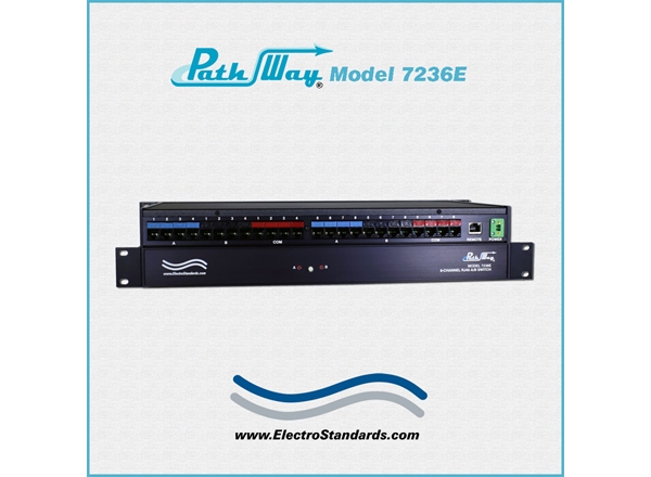 Model 7236E 8-Channel RJ45 A/B Switch with GUI Remote