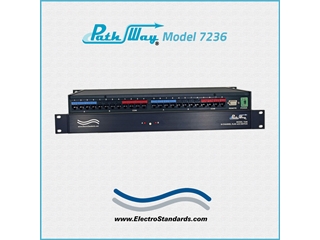 * Simultaneous 8-Channel Control RS232 ASCII & Pushbutton * Catalog # 306236 - Model 7236 8-Channel RJ45 A/B Switch